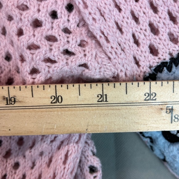 Hot topic Sweet Society Embroidered Fuzzy Monster Girl's Cardigan Set Size Large - Picture 14 of 14